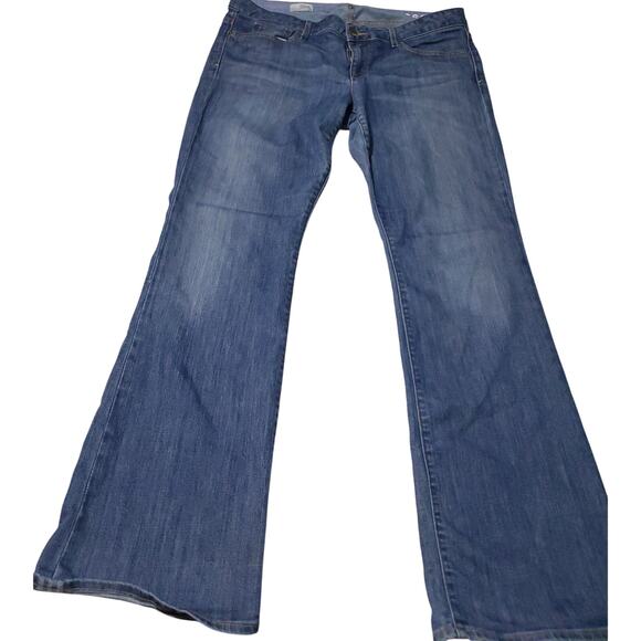 GAP 1969 Womens bootcut Mid Rise Blue Jeans Size 14 Cabincore Western Cowgirl - Picture 1 of 6